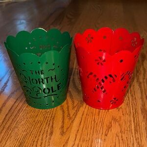 Festive Red and Green Holders